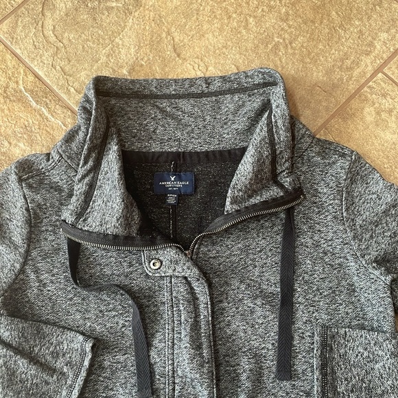 + AMERICAN EAGLE + Sweatshirt Jacket - Picture 3 of 6